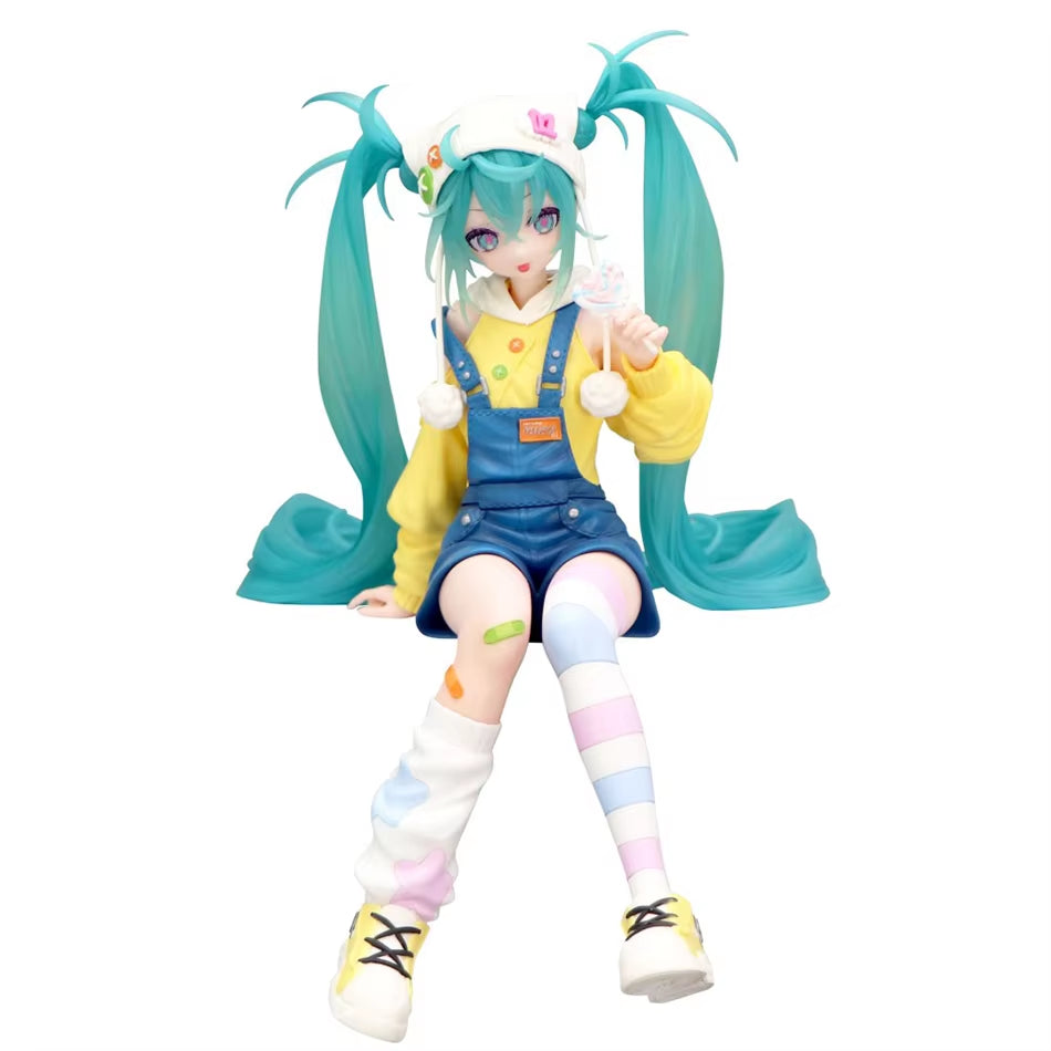 Anime Figure Hatsune Miku Action Figures Kawaii Lollipop PVC Collectible Model Toys Girl Gift