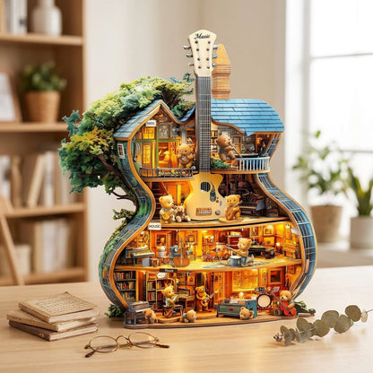 Wooden Music House Puzzle